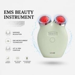 Electric facial massager with facial lifting device