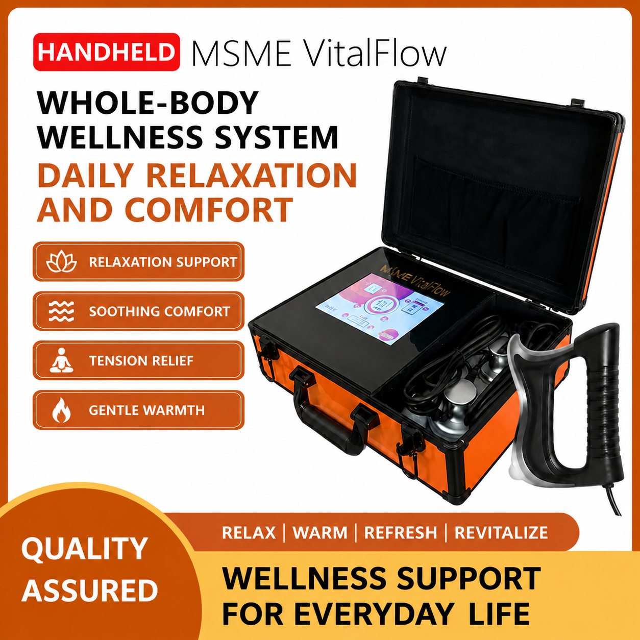 Bio-Microcurrent Meridian Massager – 3-in-1 Health Preservation Instrument for Wellness - Image 2