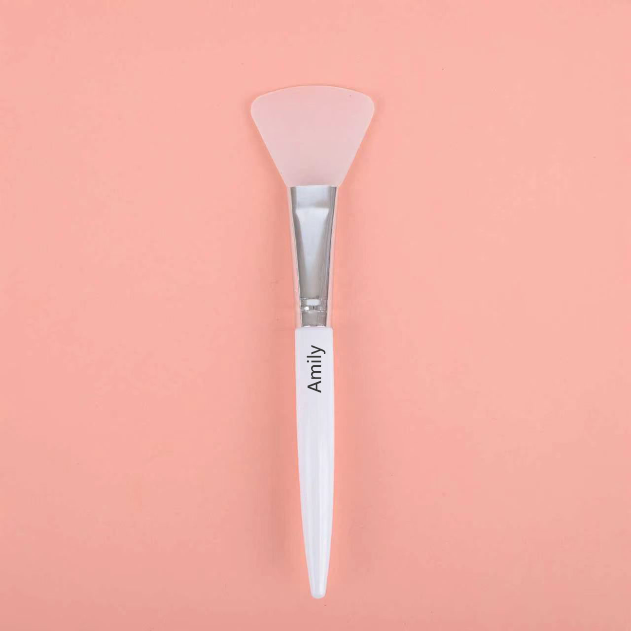 AMILY MAKEUP TOOL DIY FACIAL MASK APPLICATORSOFT SYNTHETIC BRISTLE WOOD HANDLE FACEFOUNDATION BRUSH